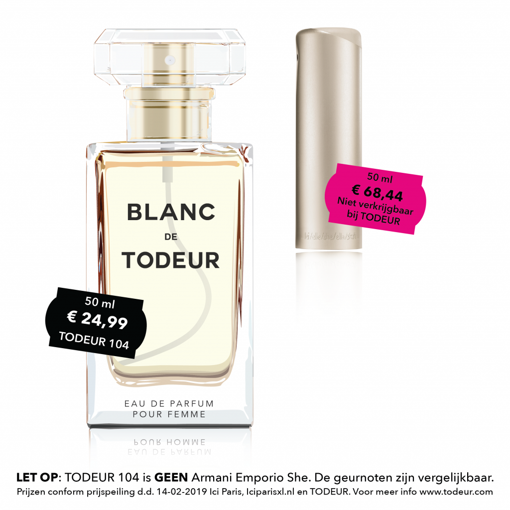 TODEUR 104 - Barber Hasan # Emporio Armani She | Dames Parfum